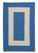 Colonial Mills Rope Walk CB95 Blue Ice Indoor/Outdoor Area Rug