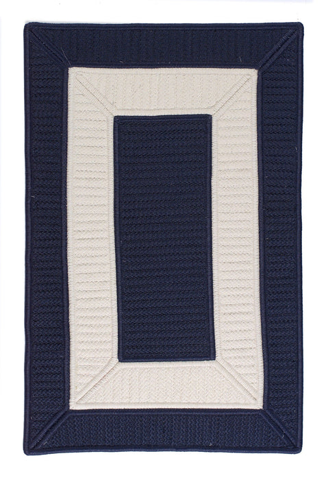 Colonial Mills Rope Walk CB99 Navy Indoor/Outdoor Area Rug
