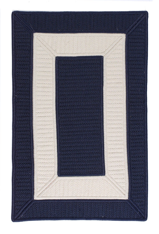 Colonial Mills Rope Walk CB99 Navy Indoor/Outdoor Area Rug