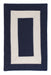 Colonial Mills Rope Walk CB99 Navy Indoor/Outdoor Area Rug