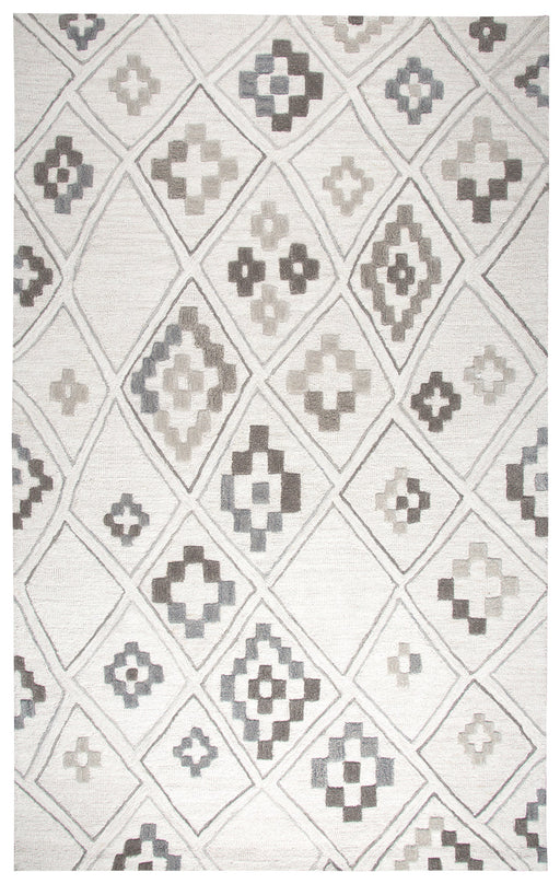 Rizzy Home Caterine CE678A Cream Geometric Area Rug