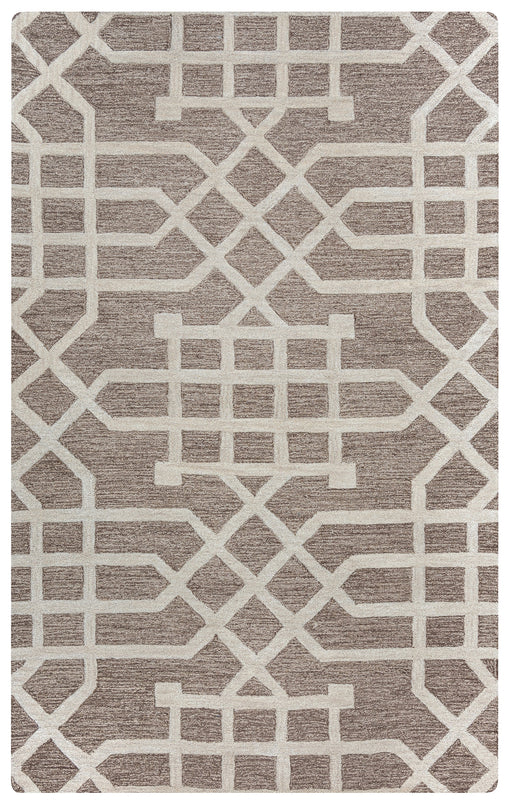 Rizzy Home Caterine CE9473 Taupe/Tan Trellis Area Rug