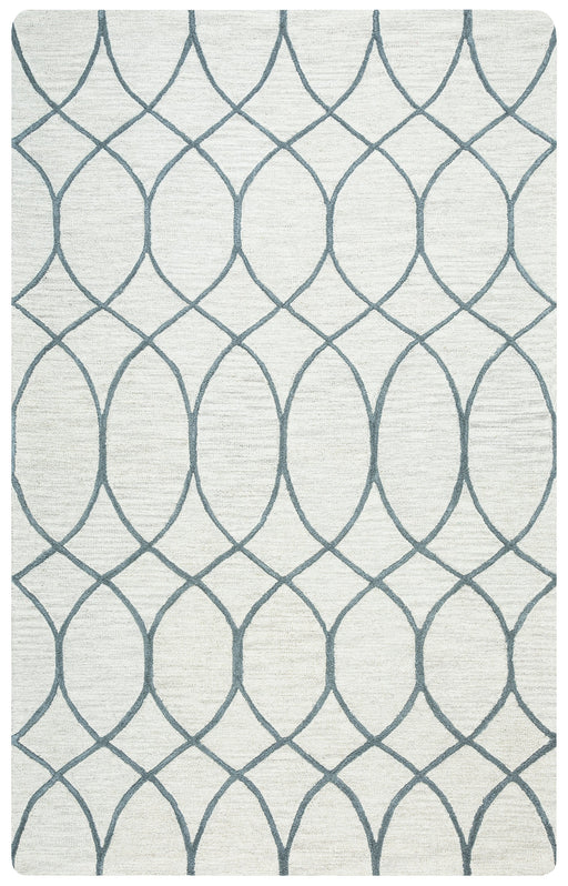 Rizzy Home Caterine CE9482 Khaki Trellis Area Rug