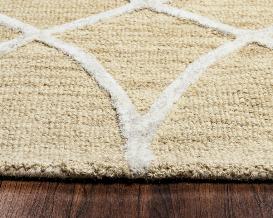 Rizzy Home Caterine CE9488 Beige Trellis Area Rug