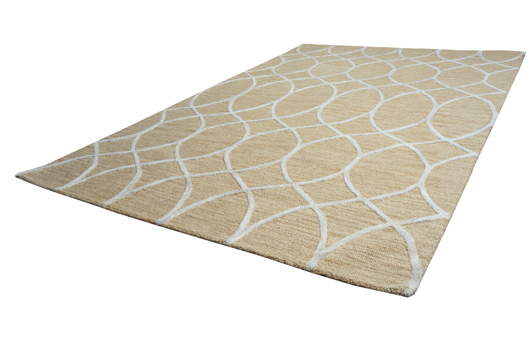 Rizzy Home Caterine CE9488 Beige Trellis Area Rug