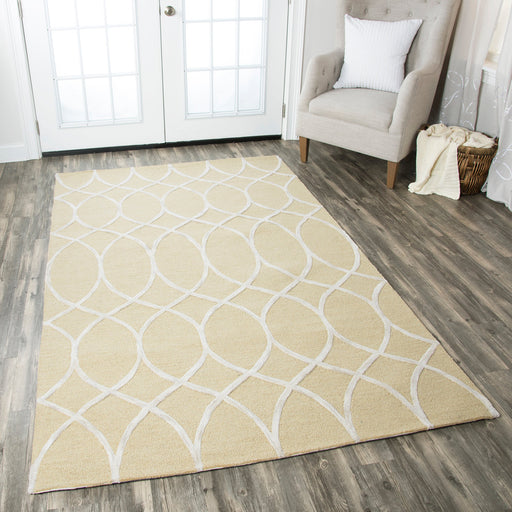 Rizzy Home Caterine CE9488 Beige Trellis Area Rug