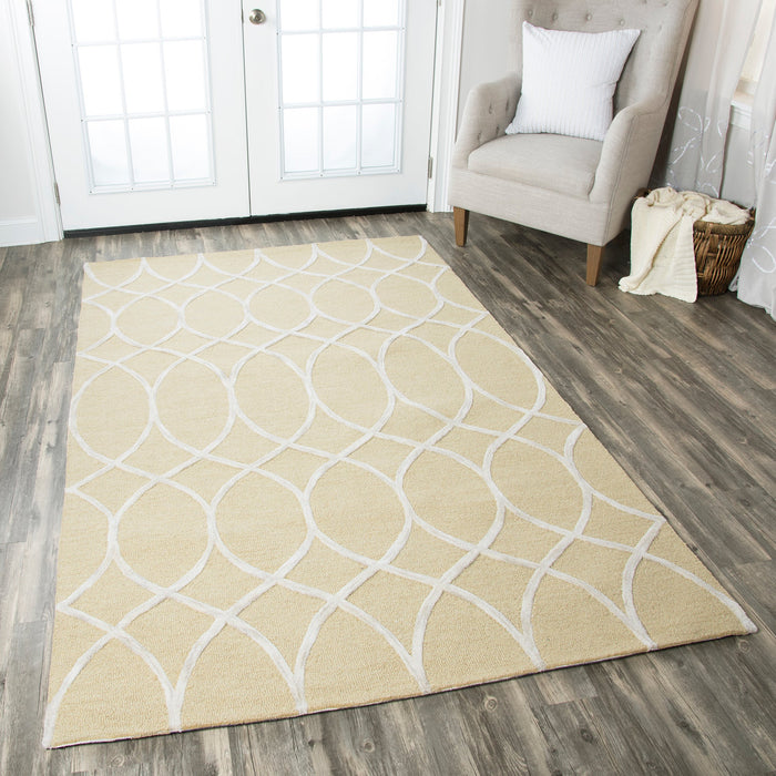 Rizzy Home Caterine CE9488 Beige Trellis Area Rug