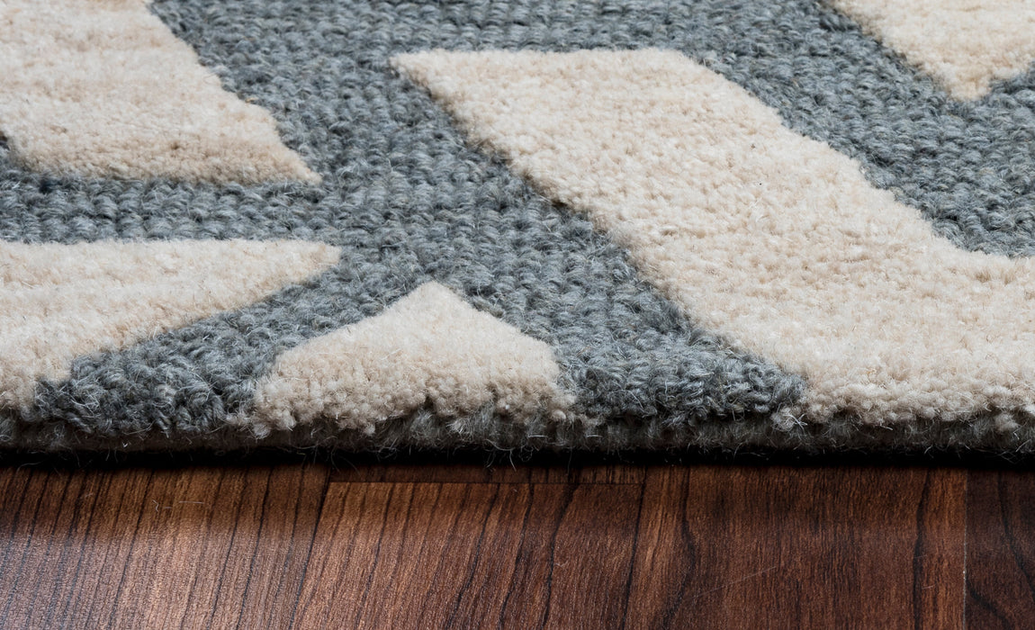 Rizzy Home Caterine CE9500 Off White Geometric Area Rug