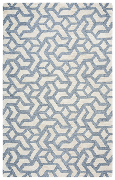 Rizzy Home Caterine CE9500 Off White Geometric Area Rug