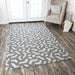 Rizzy Home Caterine CE9500 Off White Geometric Area Rug