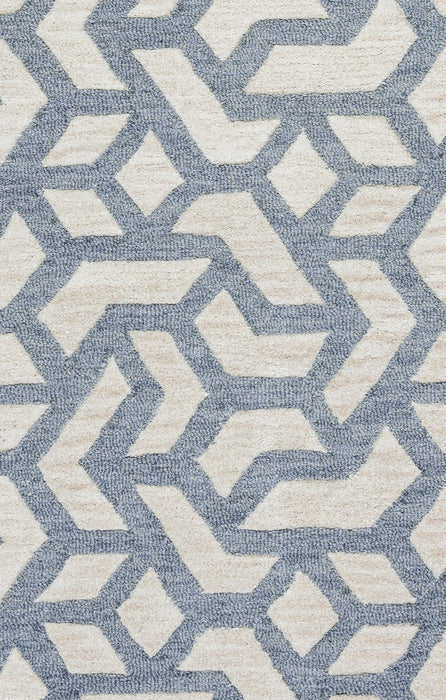Rizzy Home Caterine CE9500 Off White Geometric Area Rug