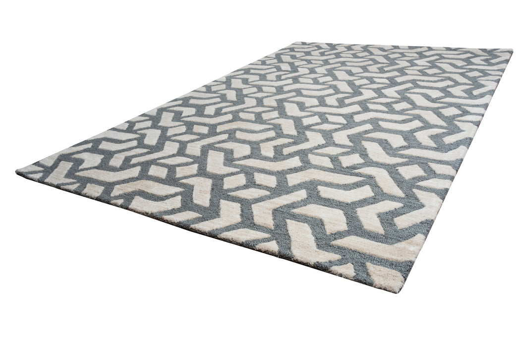 Rizzy Home Caterine CE9500 Off White Geometric Area Rug
