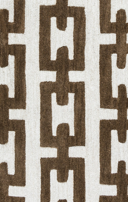 Rizzy Home Caterine CE9512 Off White Geometric Area Rug