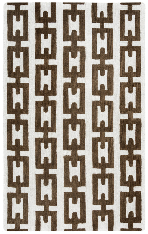 Rizzy Home Caterine CE9512 Off White Geometric Area Rug