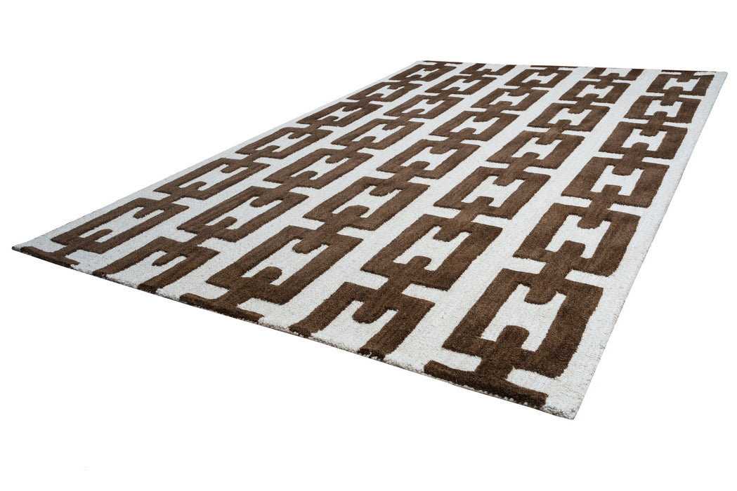 Rizzy Home Caterine CE9512 Off White Geometric Area Rug