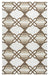 Rizzy Home Caterine CE9721 Khaki Trellis Area Rug