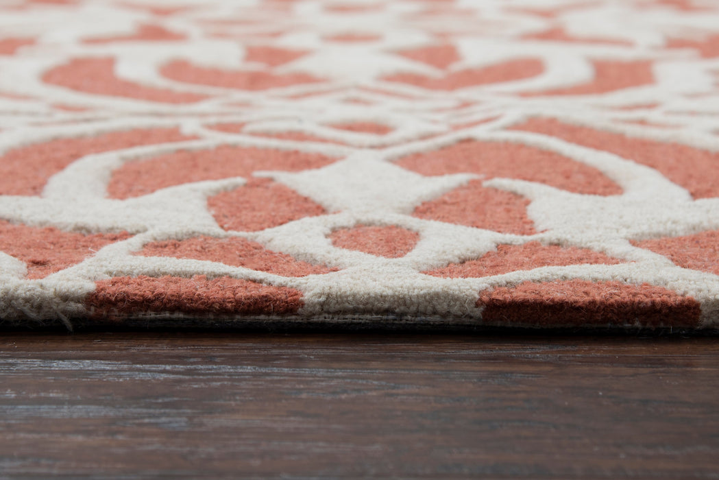 Rizzy Home Caterine CE9724 Red Ornamental Area Rug