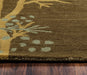 Rizzy Home Craft CF0812 Brown Floral Area Rug