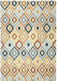 Rizzy Home Carrington CG4800 Ivory Trellis Area Rug