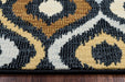 Rizzy Home Carrington CG4801 Black Trellis Area Rug
