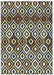 Rizzy Home Carrington CG4801 Black Trellis Area Rug