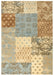 Rizzy Home Carrington CG4852 Ivory/Camel Patchwork Area Rug