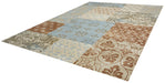Rizzy Home Carrington CG4852 Ivory/Camel Patchwork Area Rug