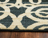 Rizzy Home Carrington CG4853 Black Trellis Area Rug