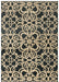 Rizzy Home Carrington CG4853 Black Trellis Area Rug