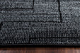 Rizzy Home Carrington CG5514 Black Chevron Area Rug