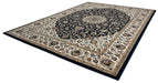 Rizzy Home Chateau CH4195 Black Border Area Rug