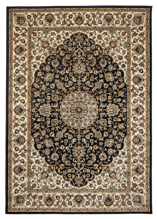 Rizzy Home Chateau CH4195 Black Border Area Rug