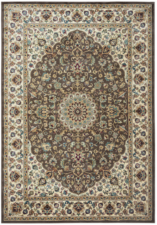 Rizzy Home Chateau CH4196 Brown Border Area Rug