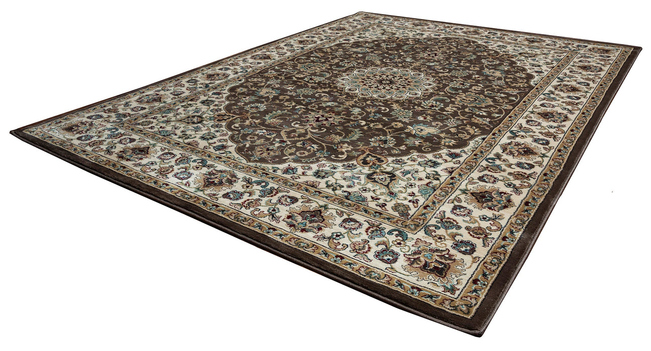 Rizzy Home Chateau CH4196 Brown Border Area Rug