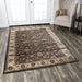 Rizzy Home Chateau CH4215 Brown Border Area Rug