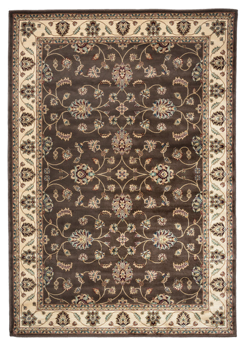 Rizzy Home Chateau CH4215 Brown Border Area Rug