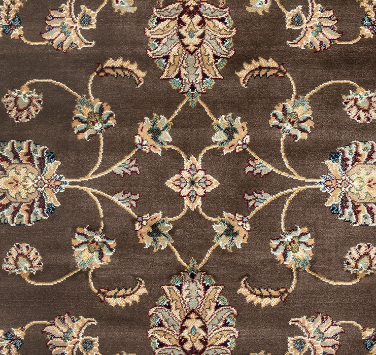 Rizzy Home Chateau CH4215 Brown Border Area Rug