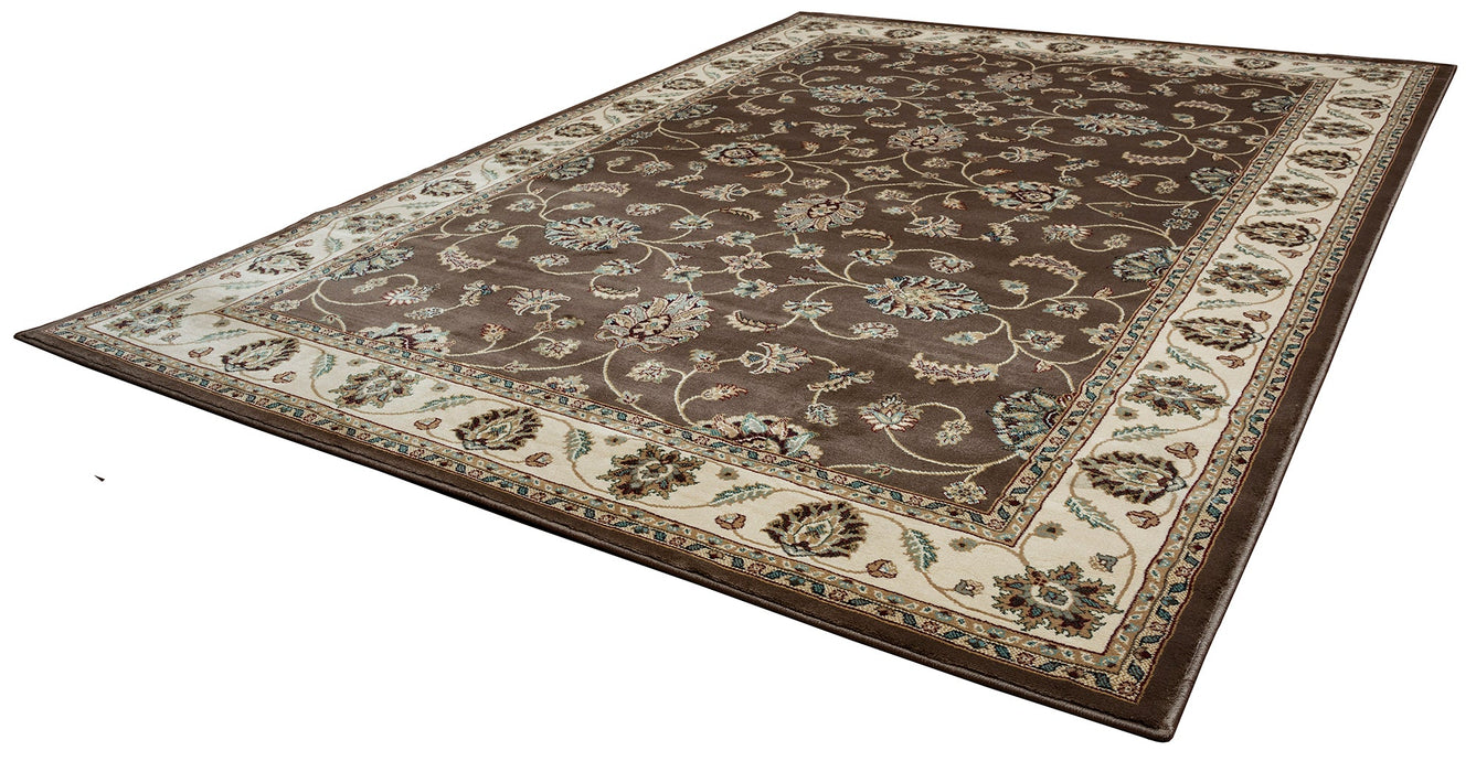 Rizzy Home Chateau CH4215 Brown Border Area Rug