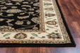 Rizzy Home Chateau CH4218 Black Border Area Rug