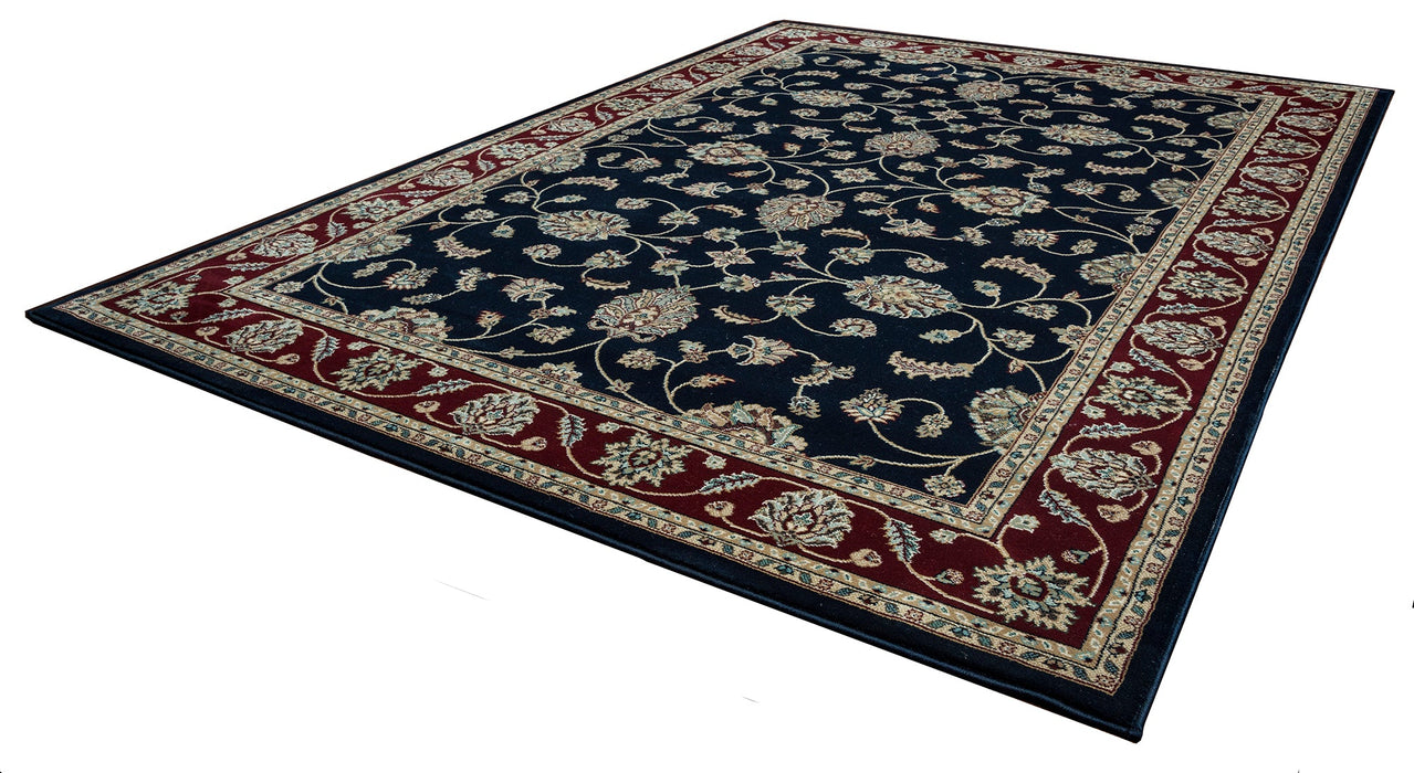 Rizzy Home Chateau CH4219 Black Border Area Rug