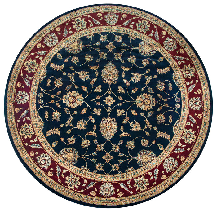 Rizzy Home Chateau CH4219 Black Border Area Rug