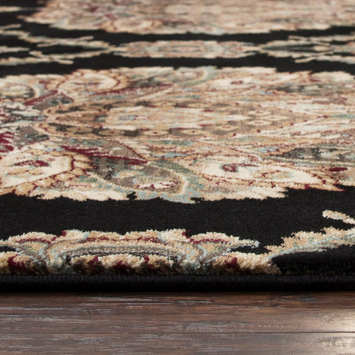 Rizzy Home Chateau CH4238 Black Ornamental Area Rug