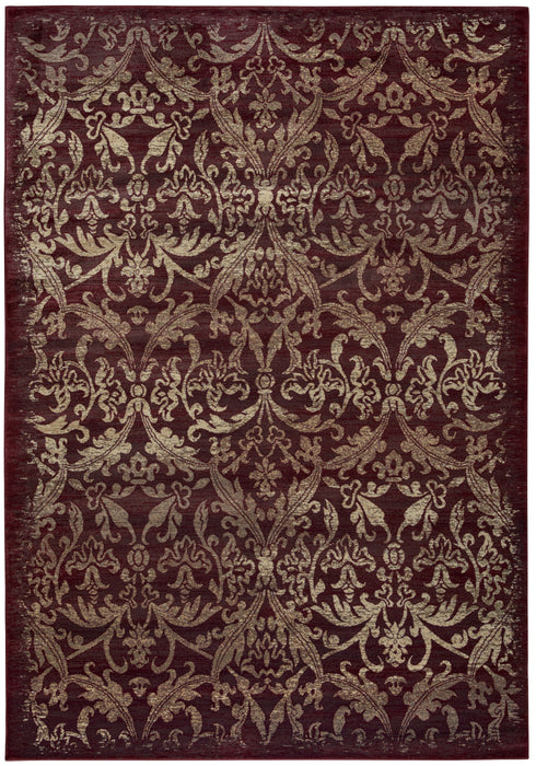 Rizzy Home Chateau CH4436 Burgundy Ornamental Area Rug