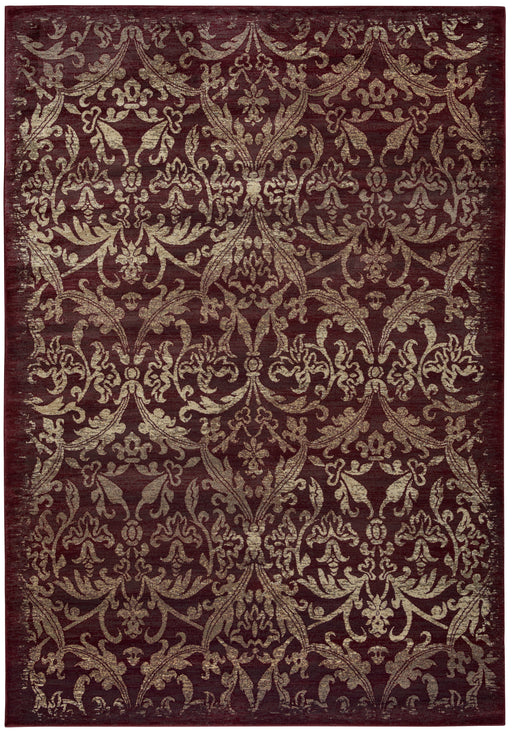 Rizzy Home Chateau CH4436 Burgundy Ornamental Area Rug