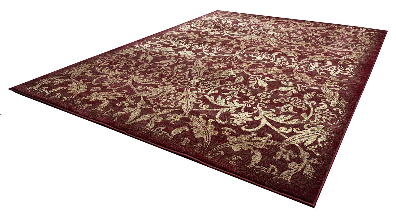 Rizzy Home Chateau CH4436 Burgundy Ornamental Area Rug
