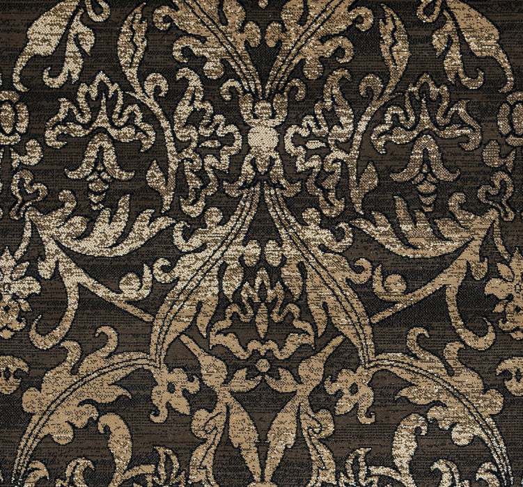 Rizzy Home Chateau CH4437 Black/Brown Ornamental Area Rug