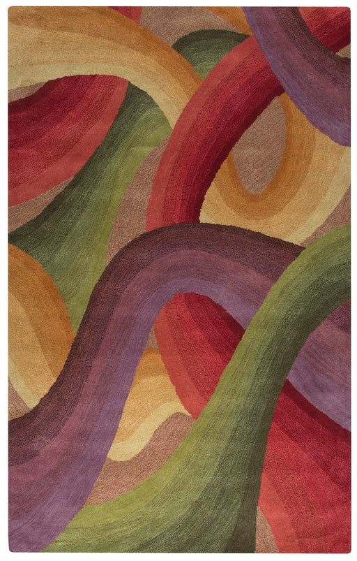 Rizzy Home Colours CL1668 Multi-Colored Abstract Area Rug