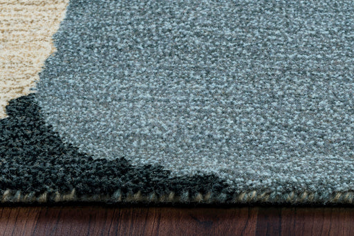 Rizzy Home Colours CL1675 Blue/Navy Abstract Area Rug