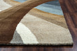 Rizzy Home Colours CL1679 Tan/Ivory/Brown Abstract Area Rug