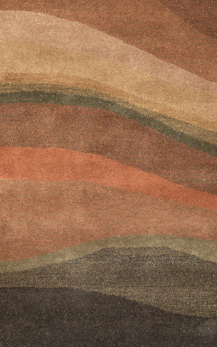 Rizzy Home Colours CL1783 Olive Striped Area Rug